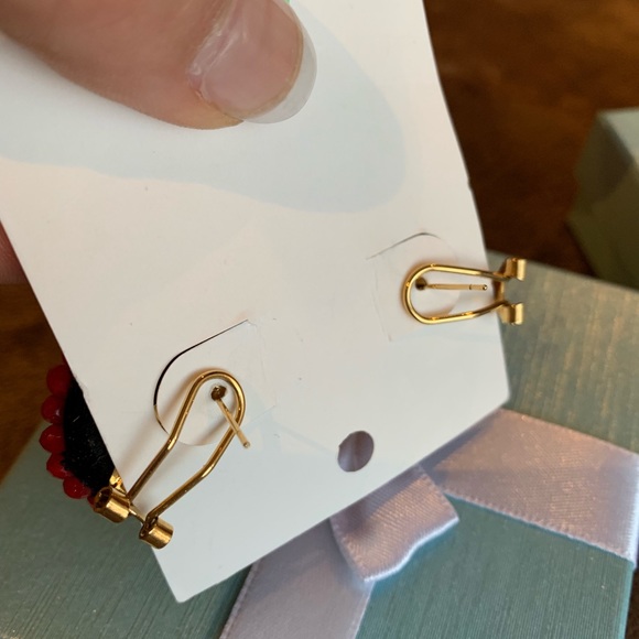 Grapefruit Statement Earrings Handmade Summer - Picture 3 of 5